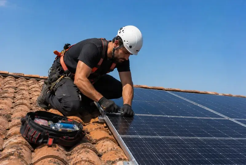 Maintenance et monitoring de panneaux solaires à Valence