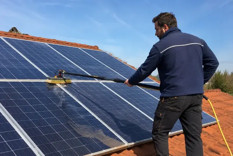 Nettoyage et entretien de panneaux solaires à Valence